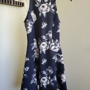 Abercrombie & Fitch dress, size S, black & cream